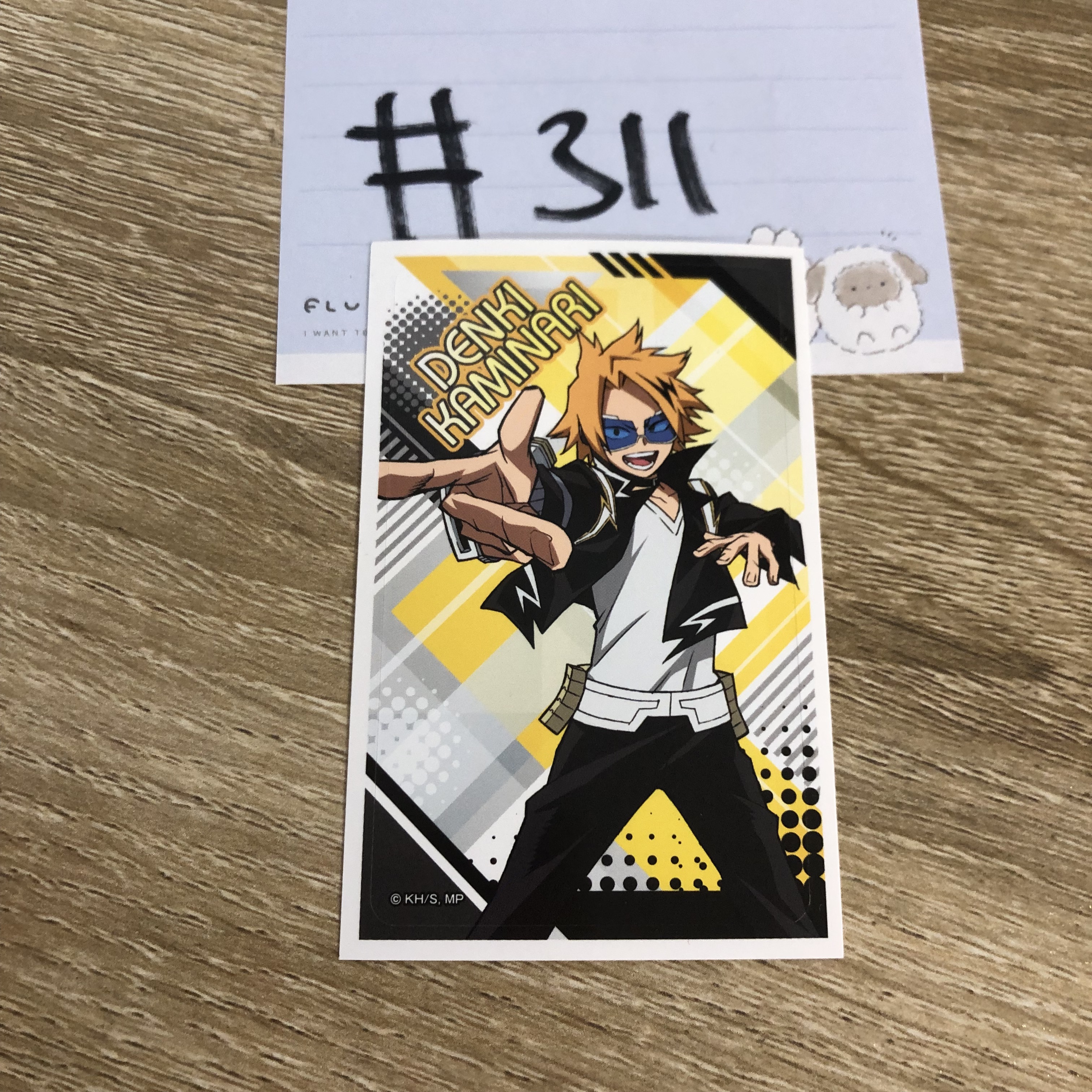 我的英雄學院 上鳴  貼紙 #311