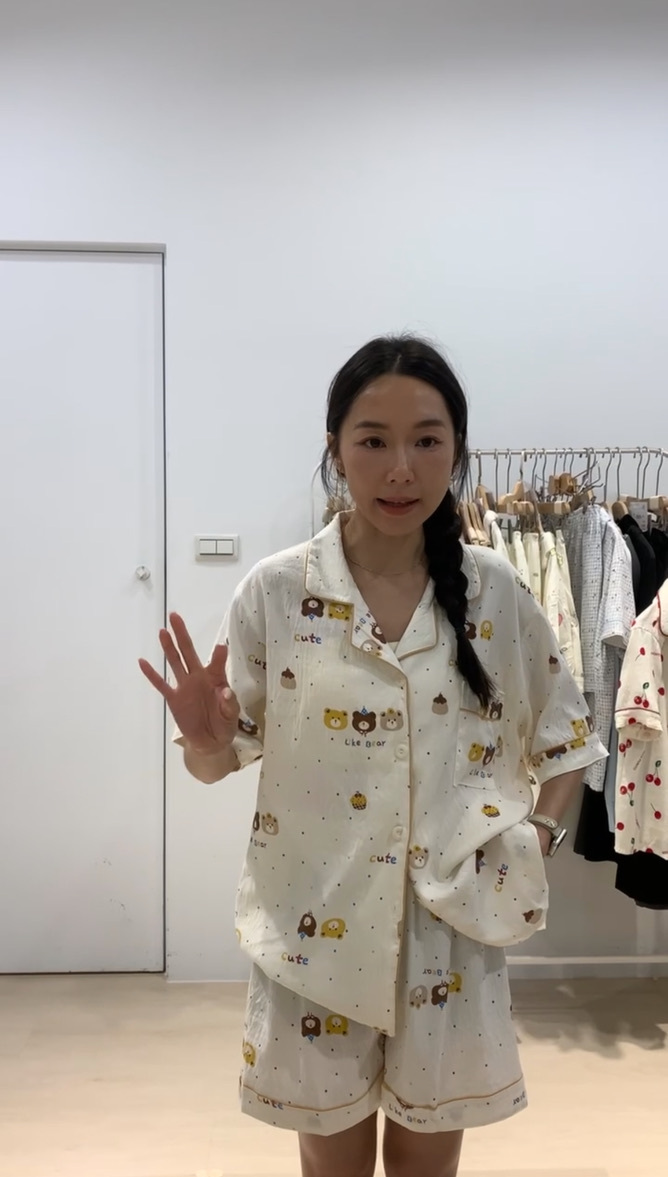 egg推薦絕對必買舒服懶惰睡衣套裝SET _06