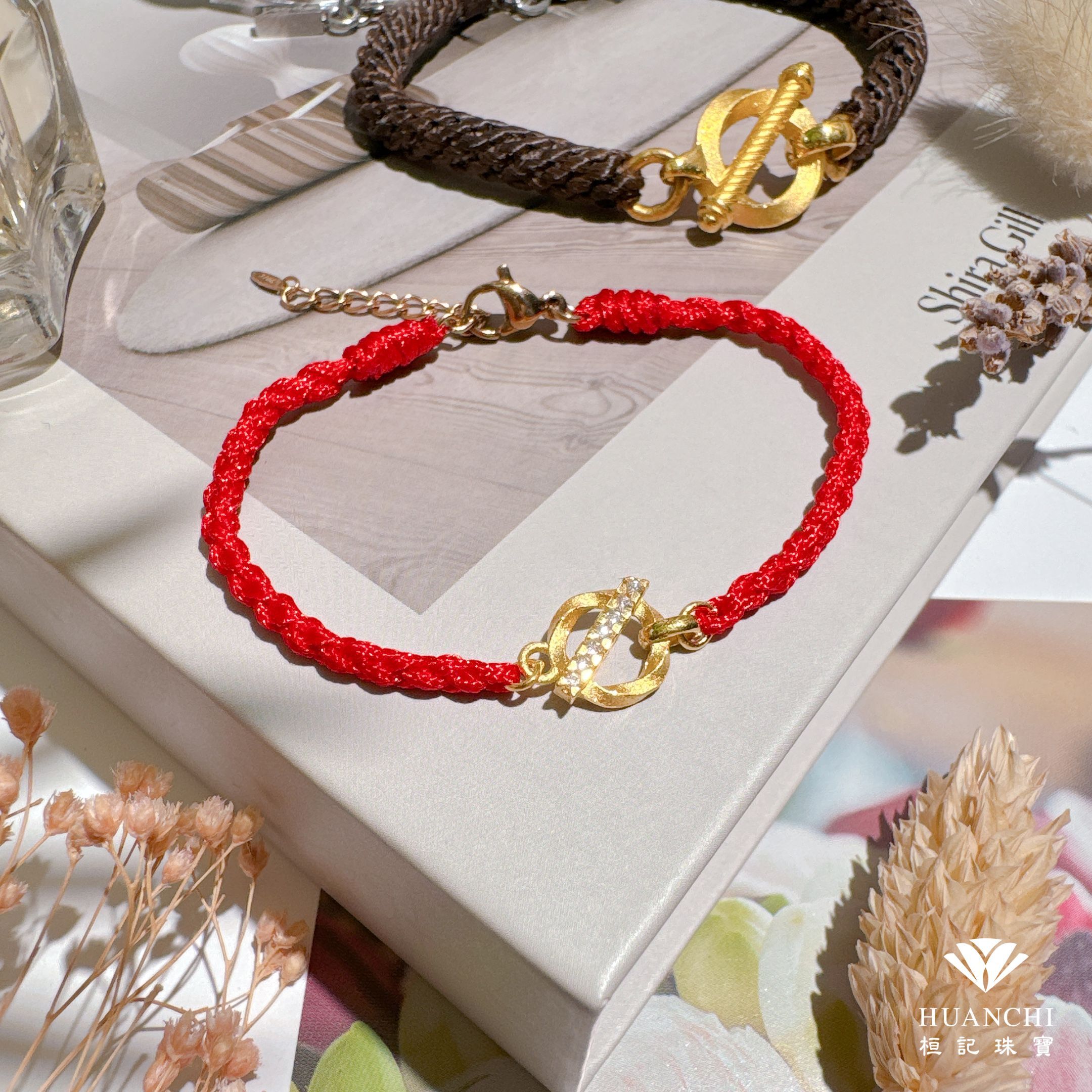 OT 情侶編織金手鍊