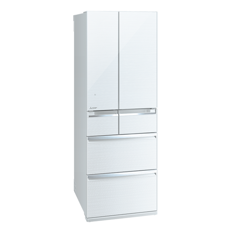 (可議價)MITSUBISHI 三菱電機 525L 日製全鏡面美型設計款 變頻六門冰箱(MR-WX53C-W-C/C1水晶白)