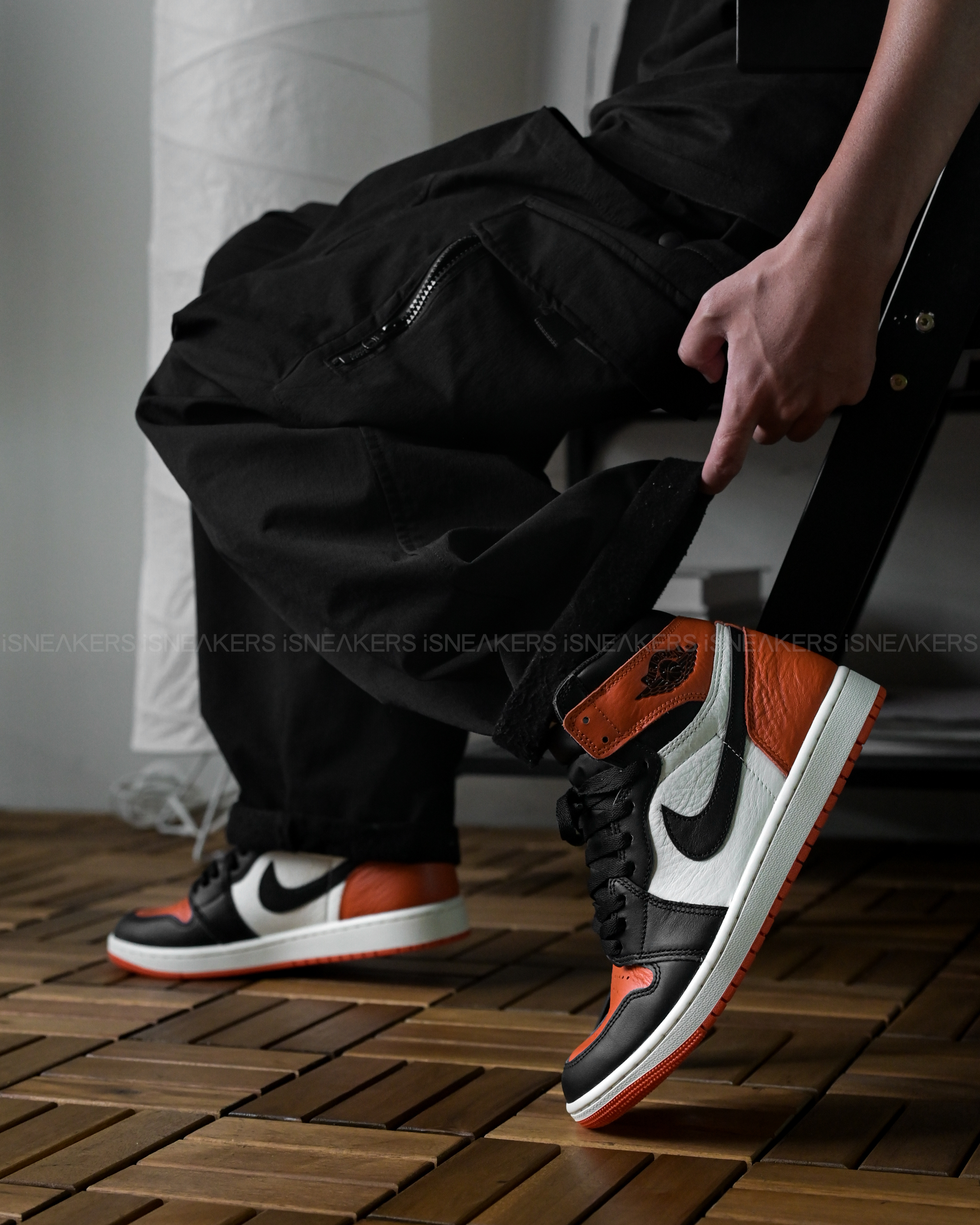 iSNEAKERS｜Air Jordan 1 Retro High OG "Shattered Backboard" 黑橘扣碎 DZ5485-008