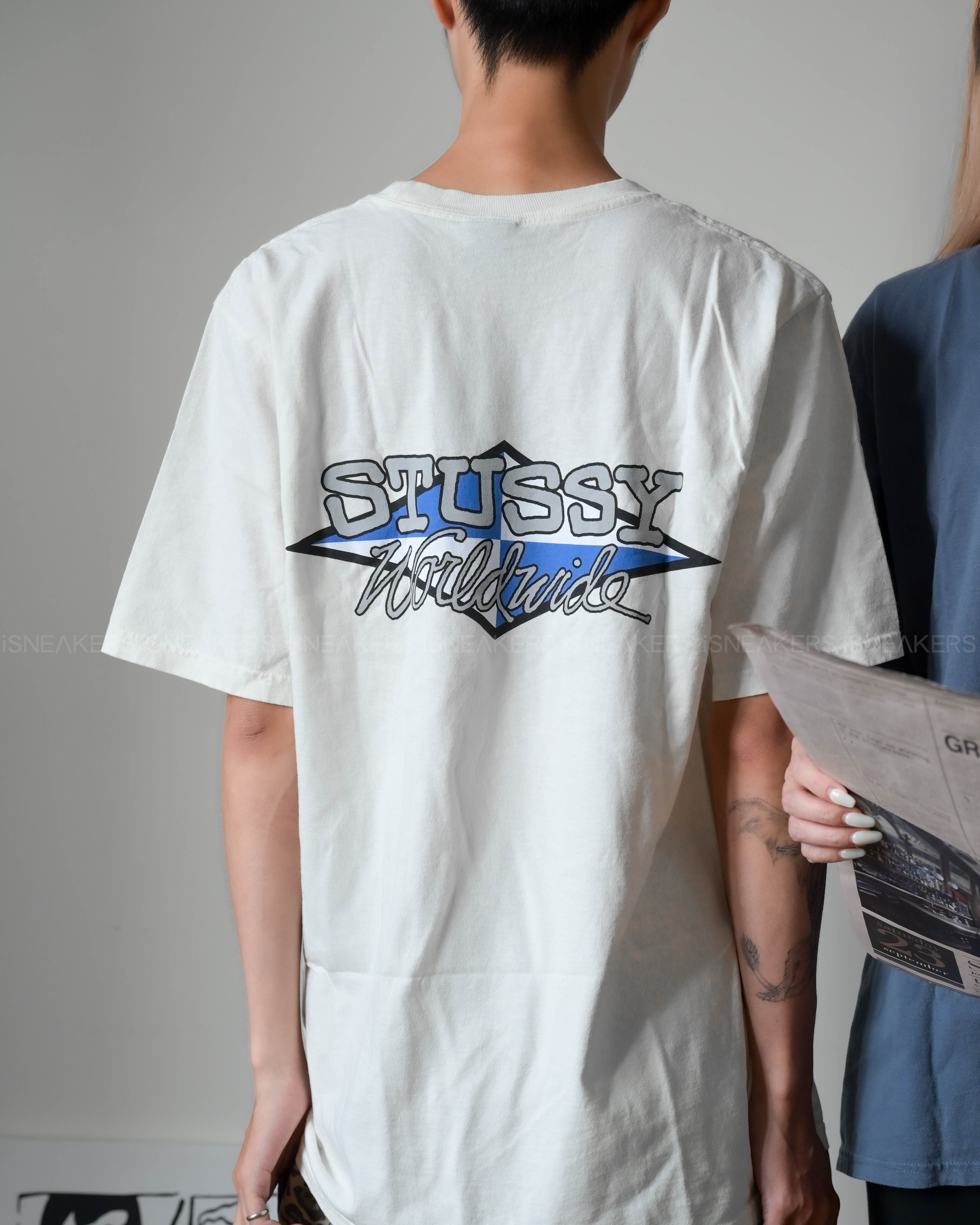 ★25SS 大人気★STUSSY WORLDWIDE DIAMOND TEE PIGMENT DYED Worldwide Diamond Tee Pigment Dyed – Navy | Tees | Stüssy