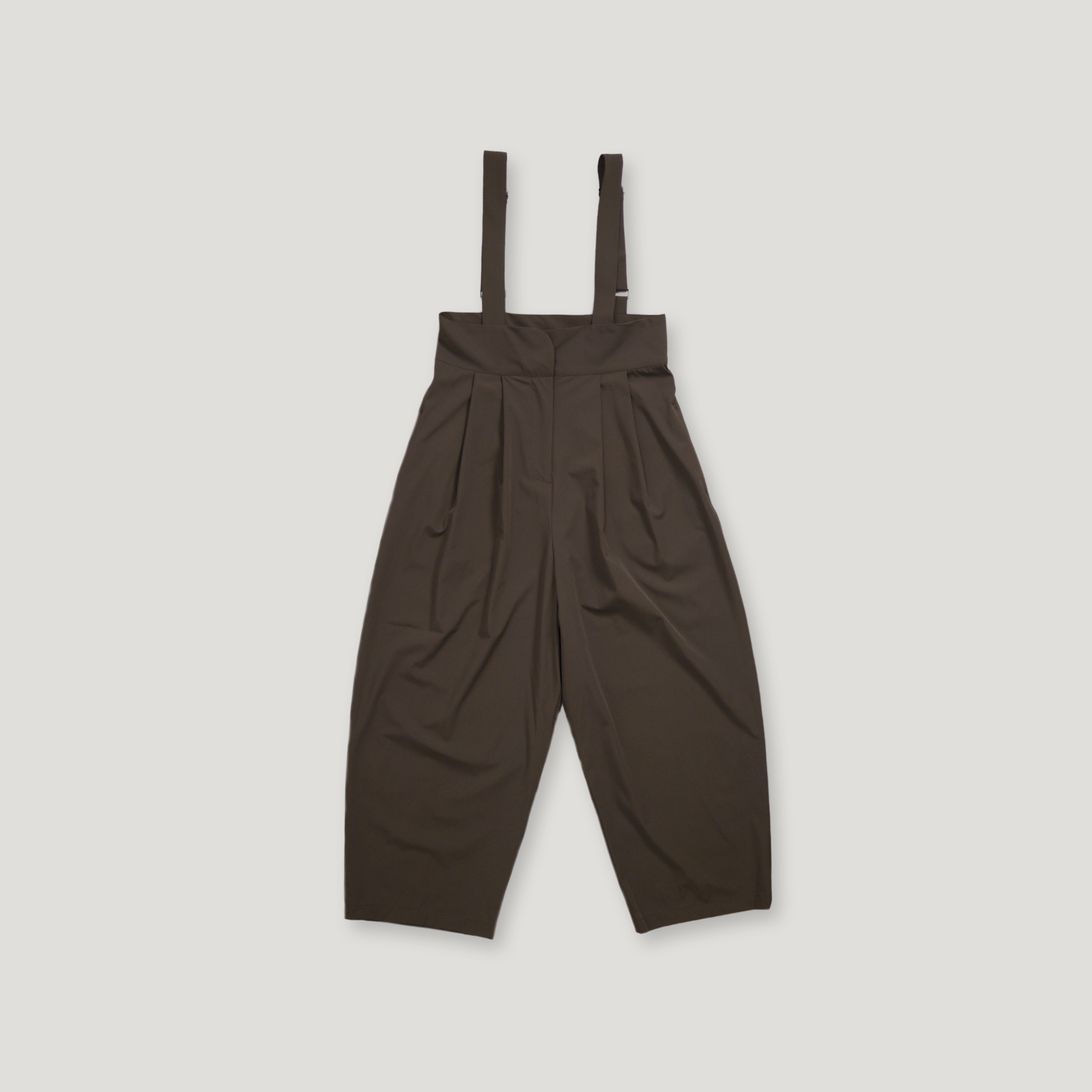 J.P.L. Ice Touch 高腰吊帶工作寬褲 ╭ 2色 ╮