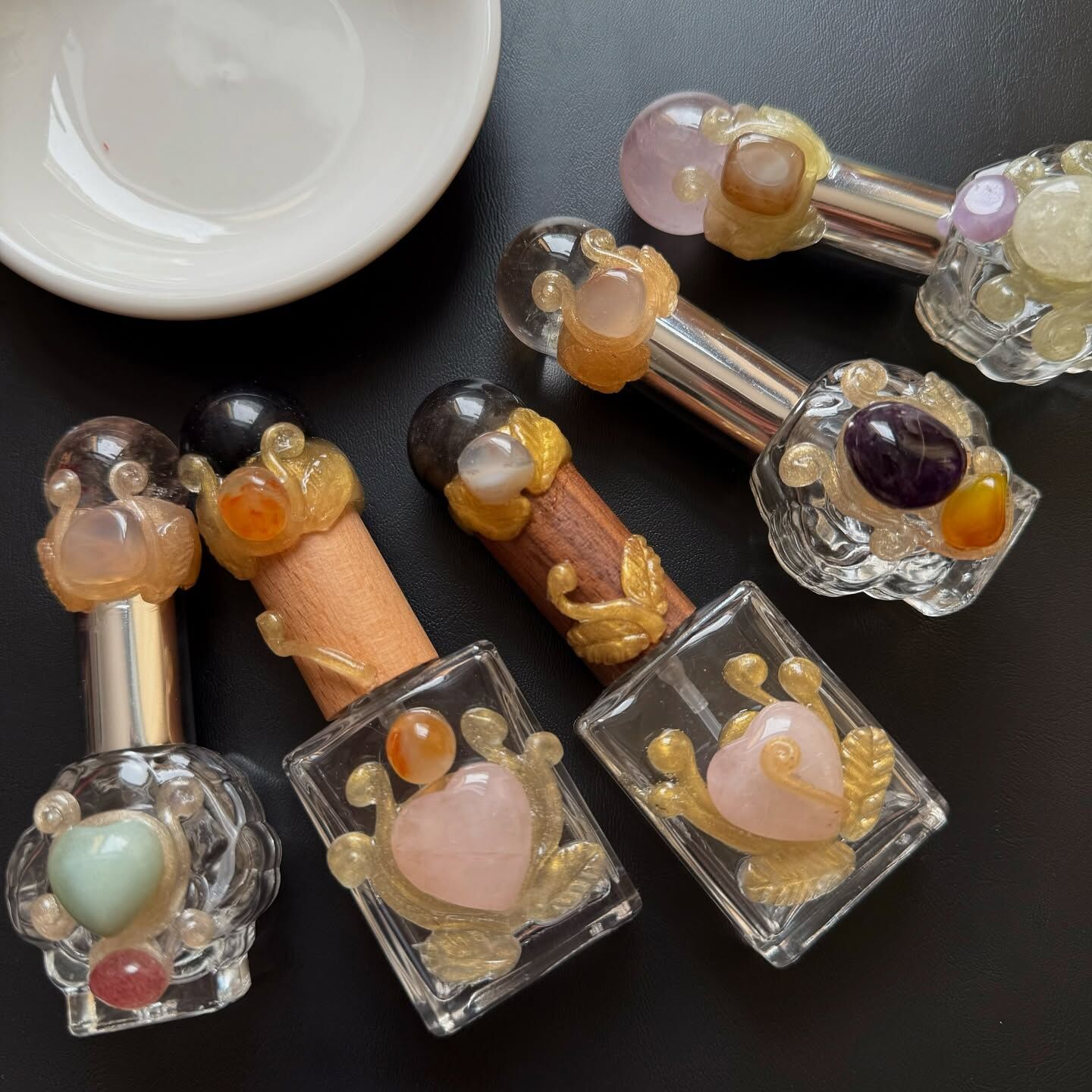 [原石] 水晶香水瓶