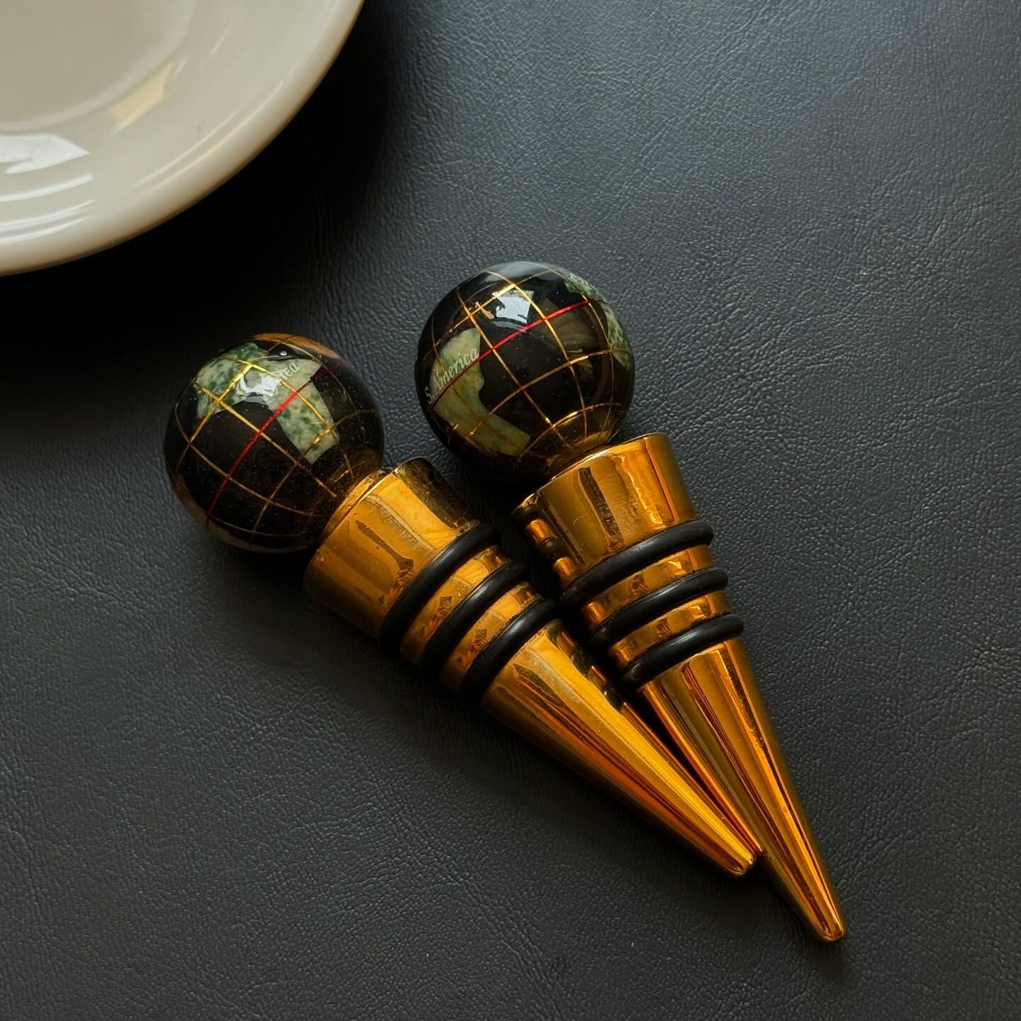 [原石] 黑曜石 地球 酒瓶塞