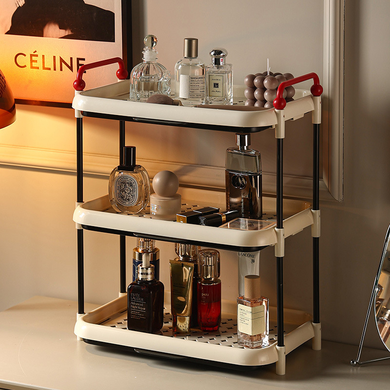 《6156》INS奶油風可瀝水收納架