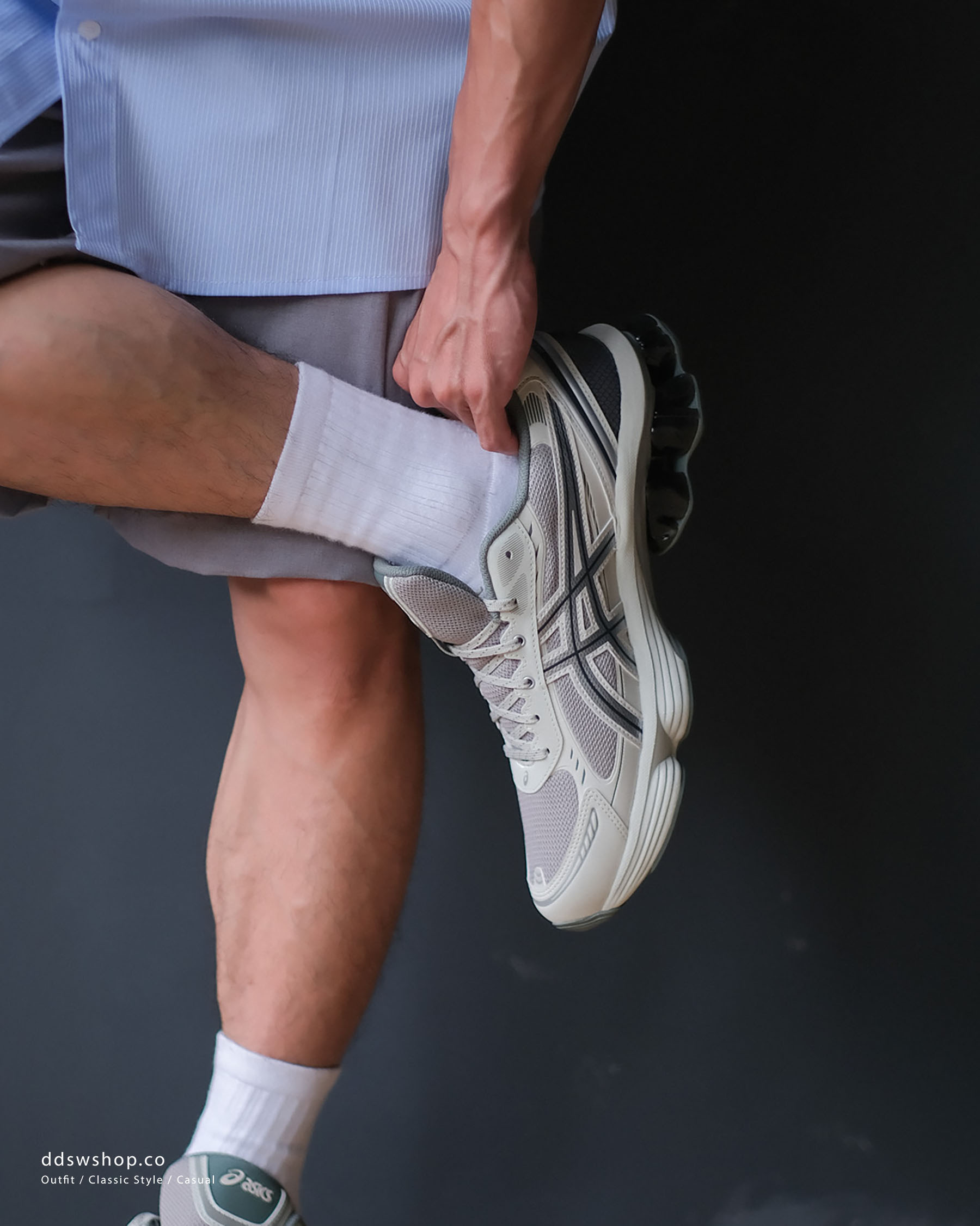 "代購" ASICS GEL-KINETIC FLUENT 復古灰銀色 男女鞋 1203a591-021