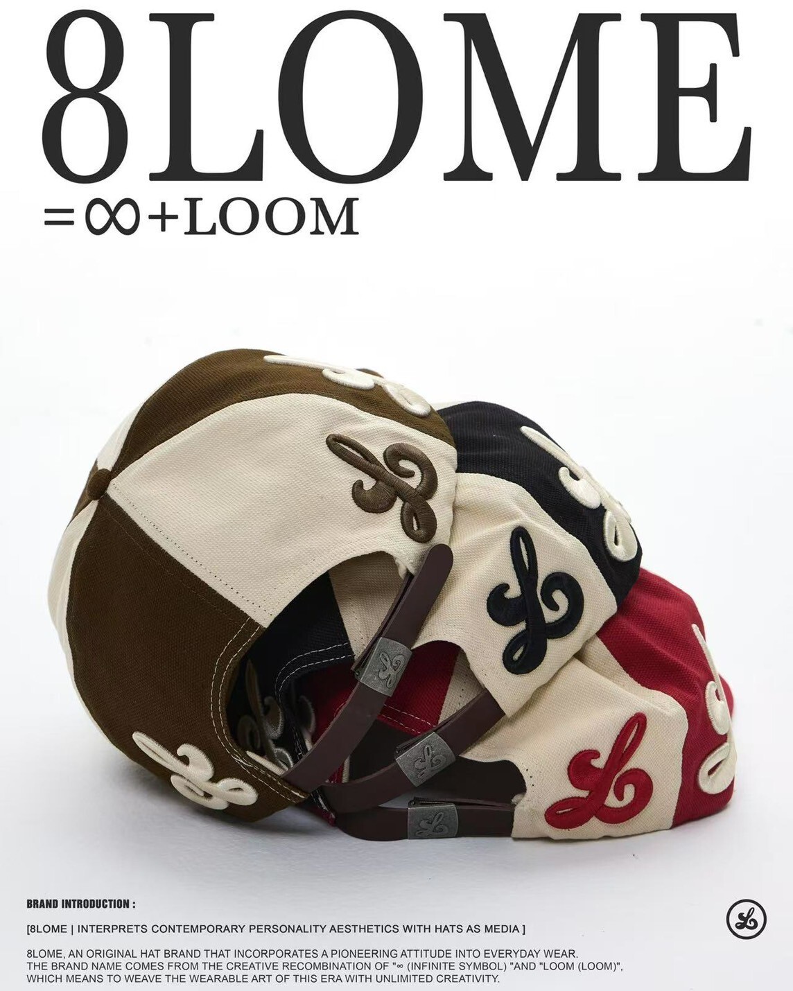 8LOME Tai Chi Patchwork Baseball Cap 棒球帽