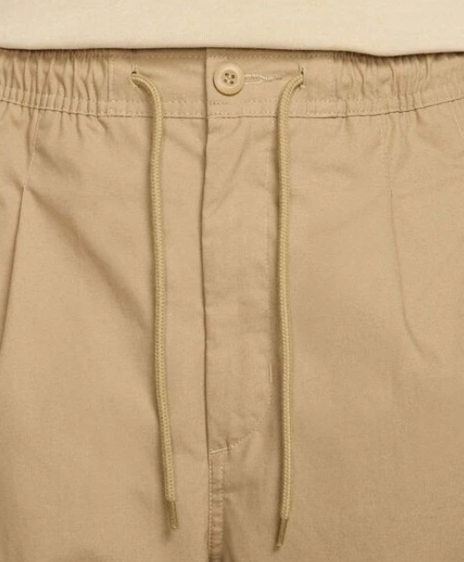 NIKE / Nike Club 刺繡logo 超寬鬆 氣球長褲 休閒長褲 / 卡其色 /  JUL25