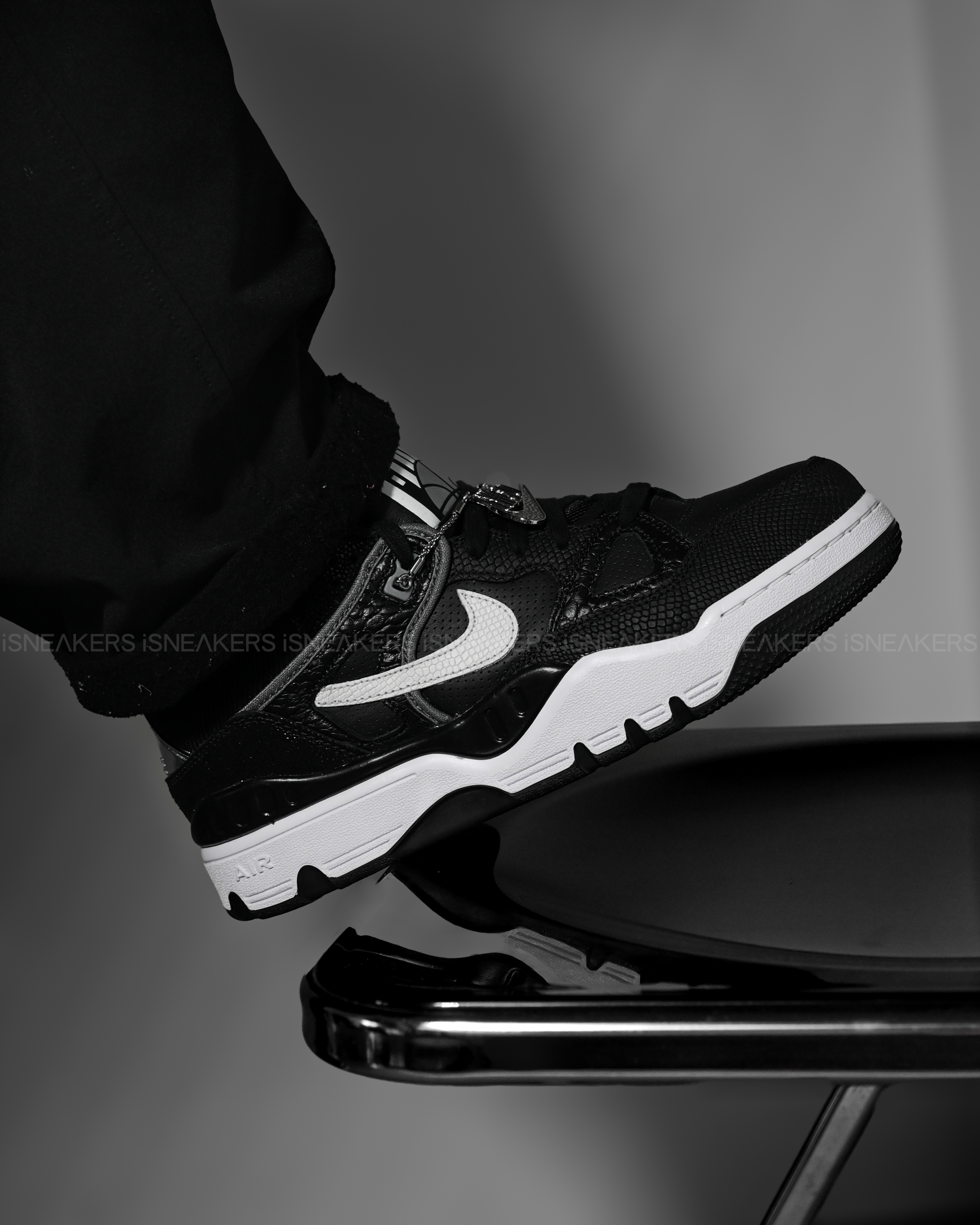 iSNEAKERS｜NIGO x Nike Air Force 3 "Black Croc" 黑白金標 HF7630-001