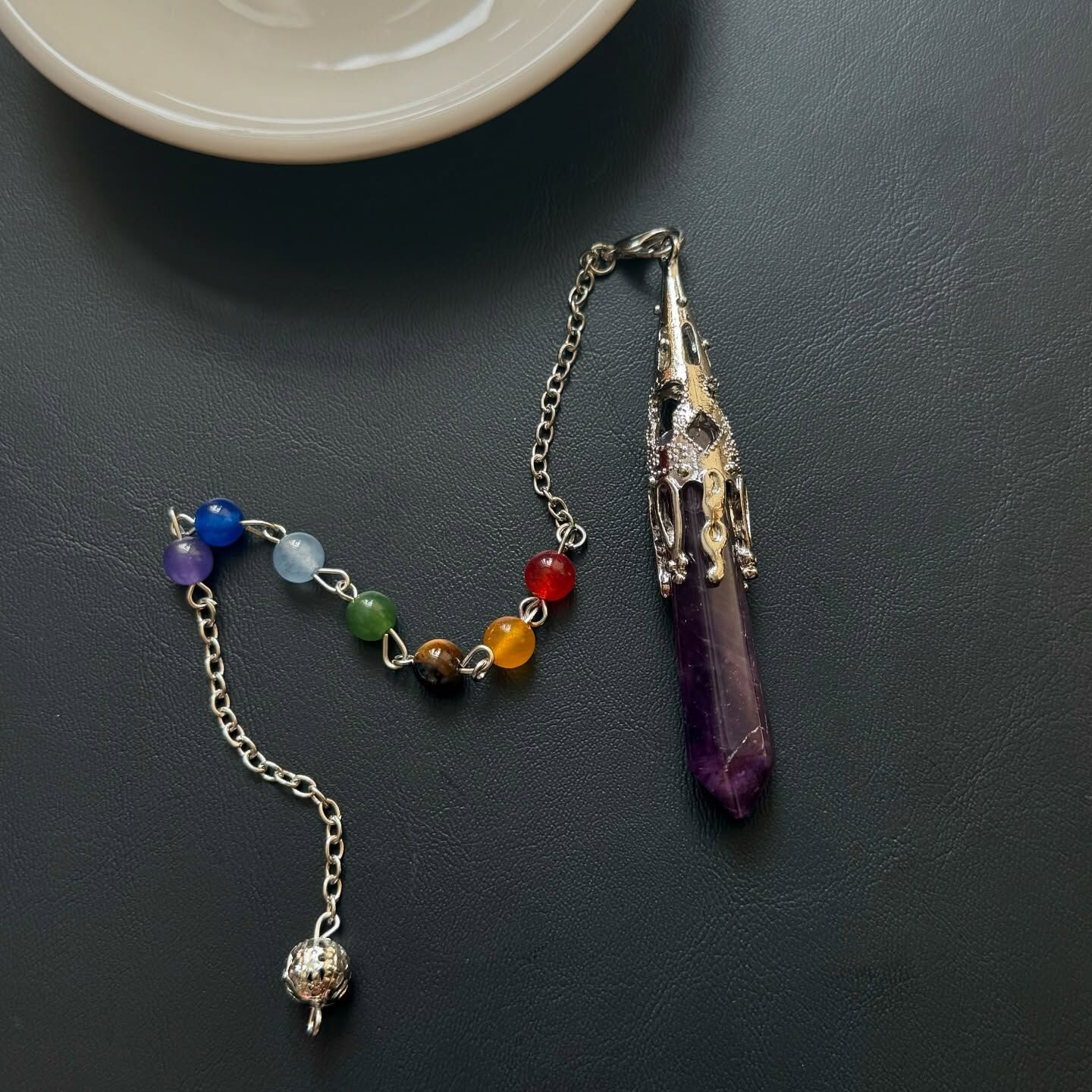 [原石] 紫水晶 水晶靈擺