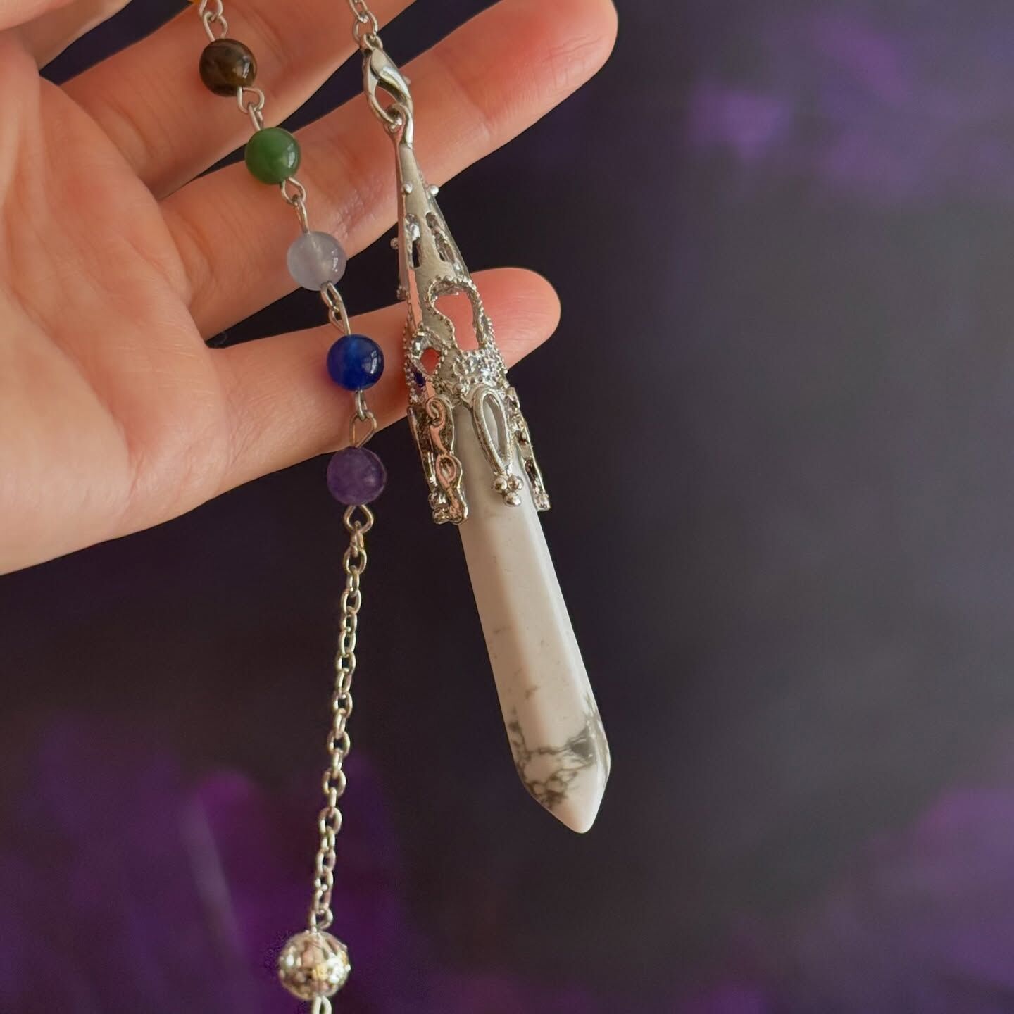 [原石] 白松石 靈擺