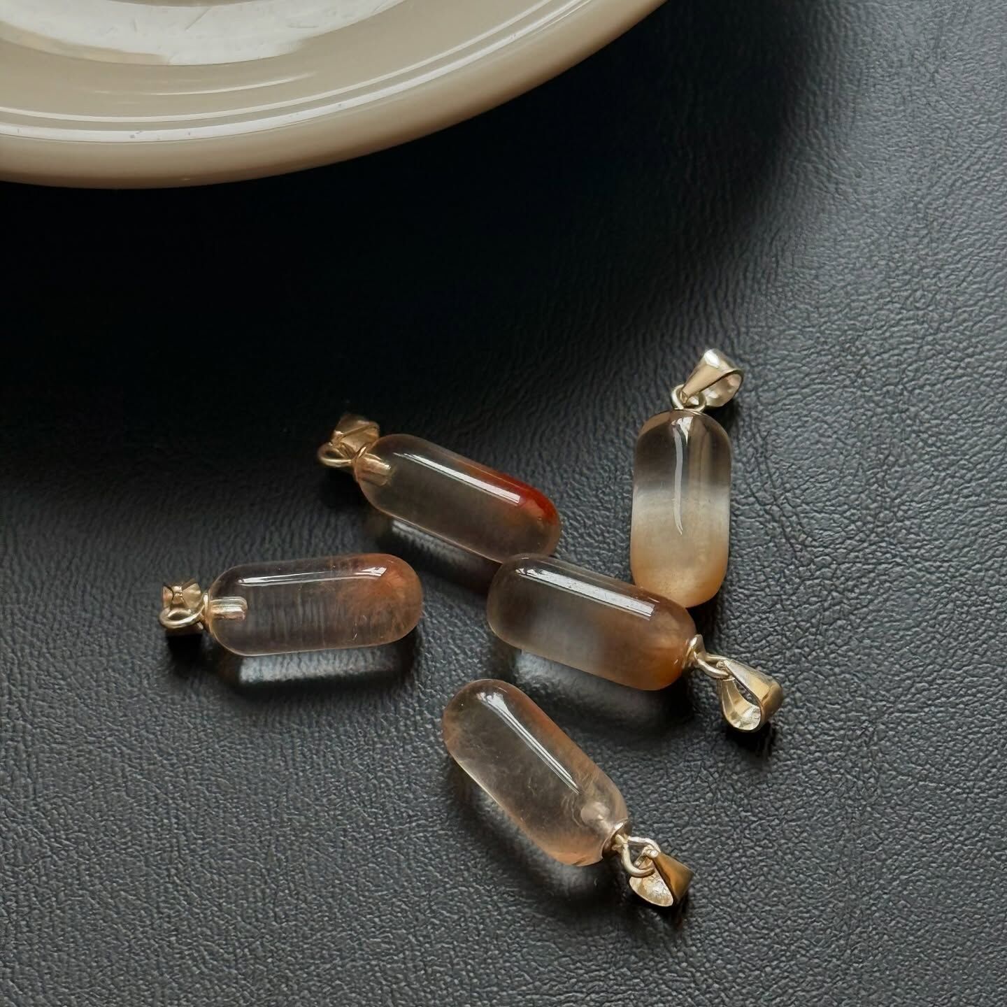 [原石] 紅兔毛水晶 925銀墜頭 水晶項鍊吊墜