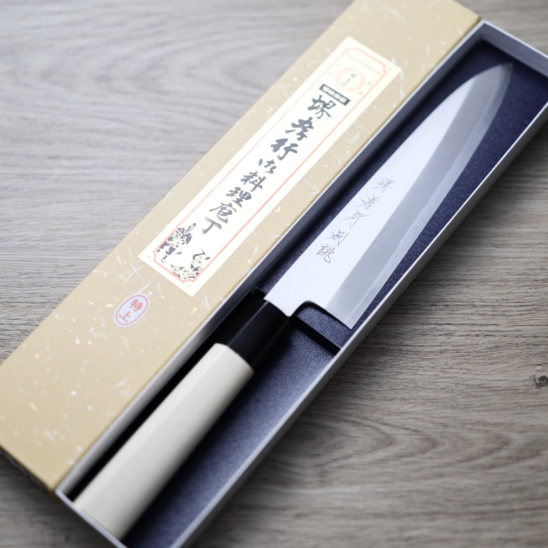 堺孝行 特上 單刃牛刀 210mm 白二鋼