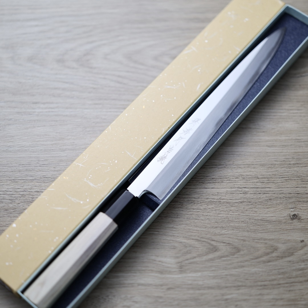 堺孝行 特上白鏡 正夫柳刃 270mm 白紙鋼