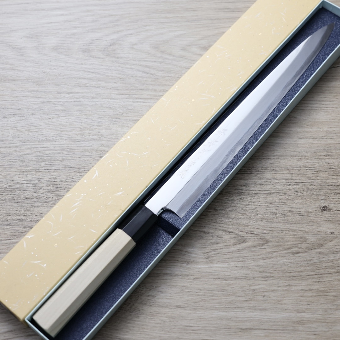 堺孝行 特上白鏡 正夫柳刃 300mm 白紙鋼