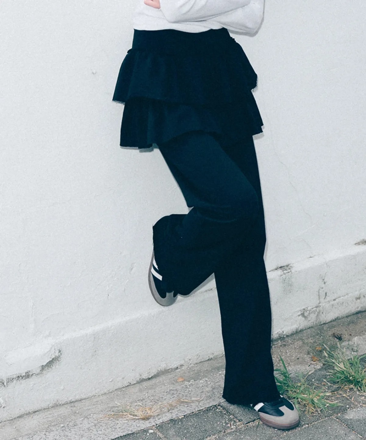 RONRON CANCAN RUFFLE LAYERED PANTSKIRT