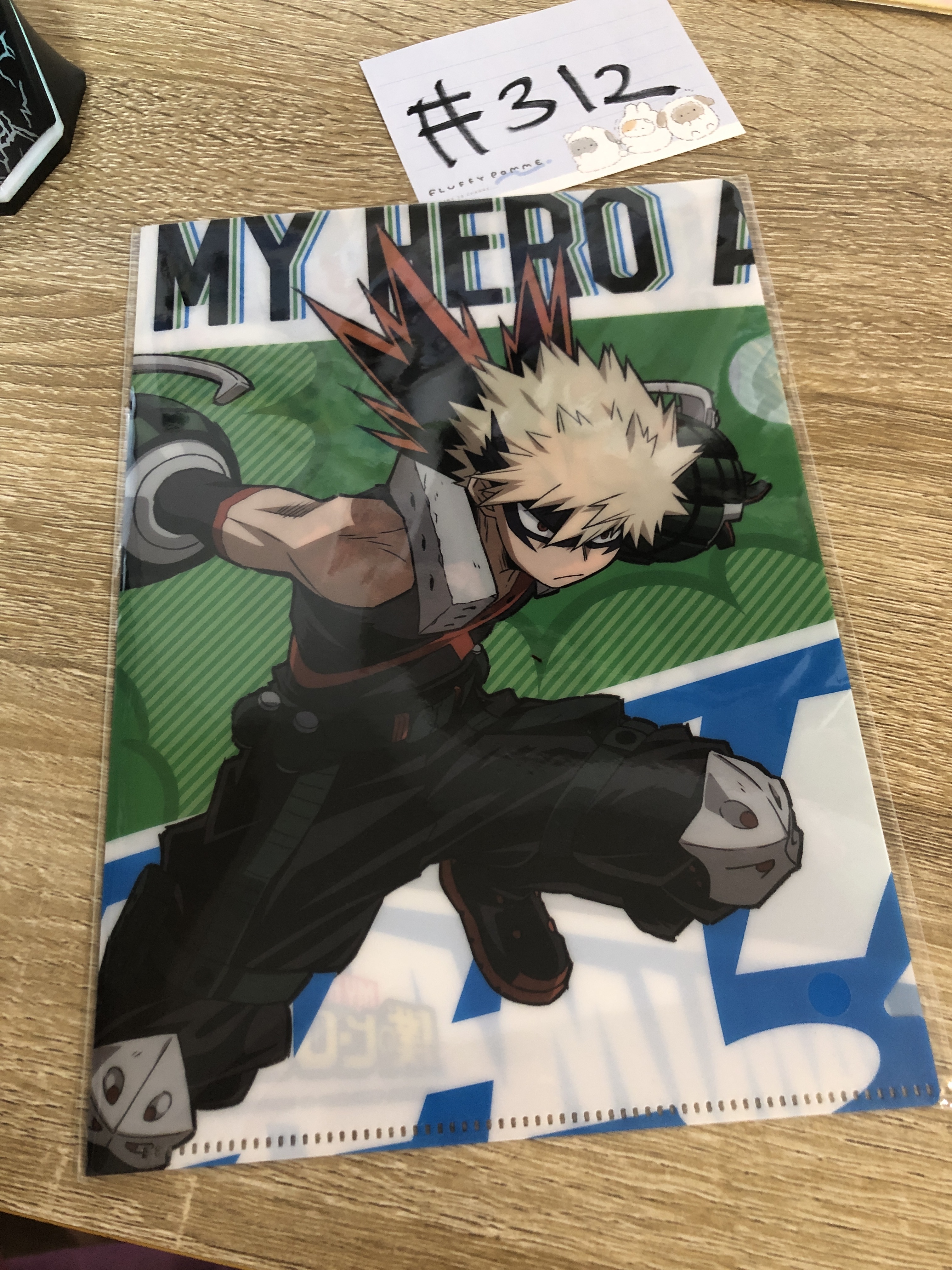 我的英雄學院 雙面 (正面爆豪 背面切島 上鳴) MINI FILE#312