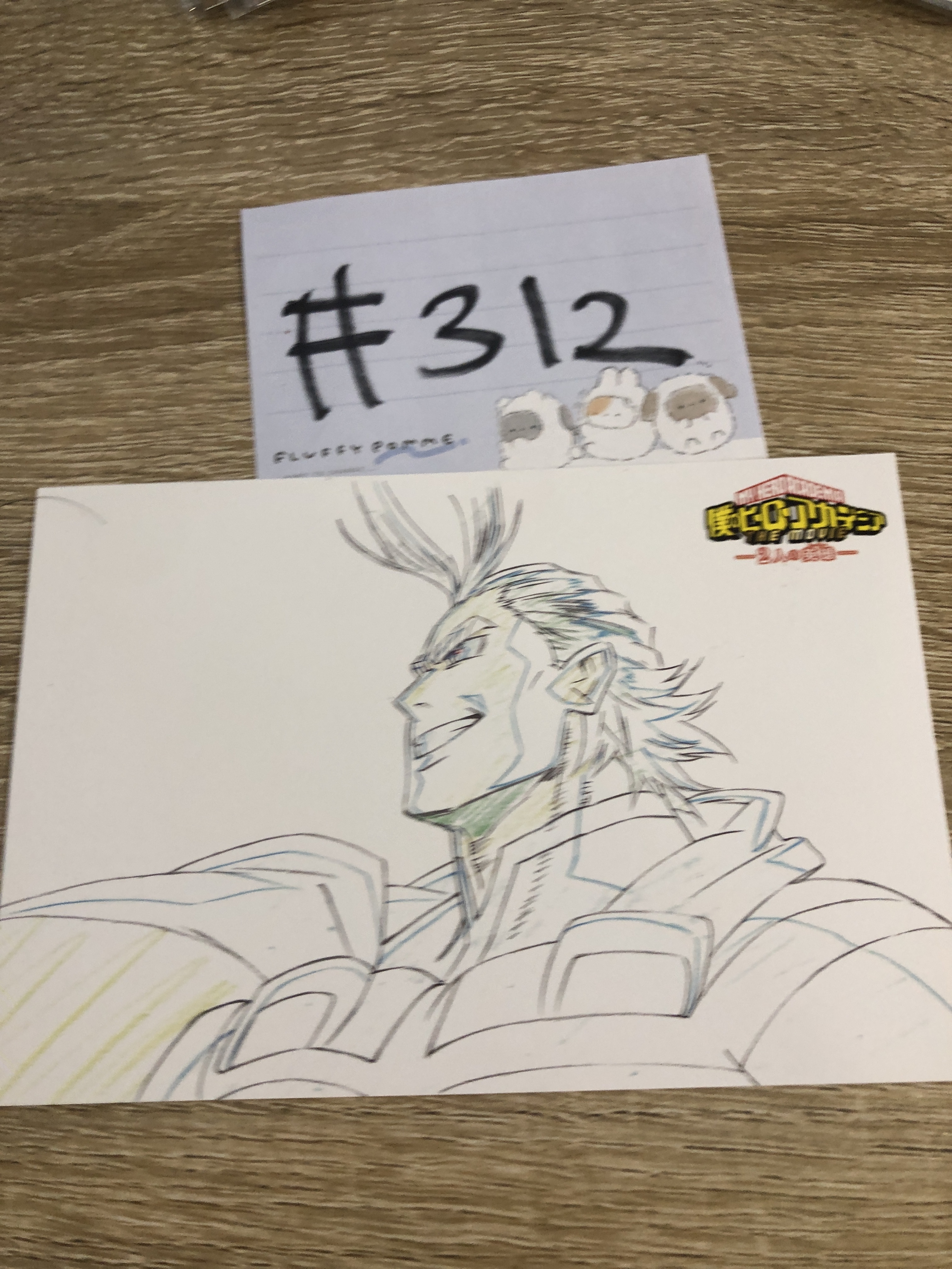 我的英雄學院 ALL MIGHT  明信片#312