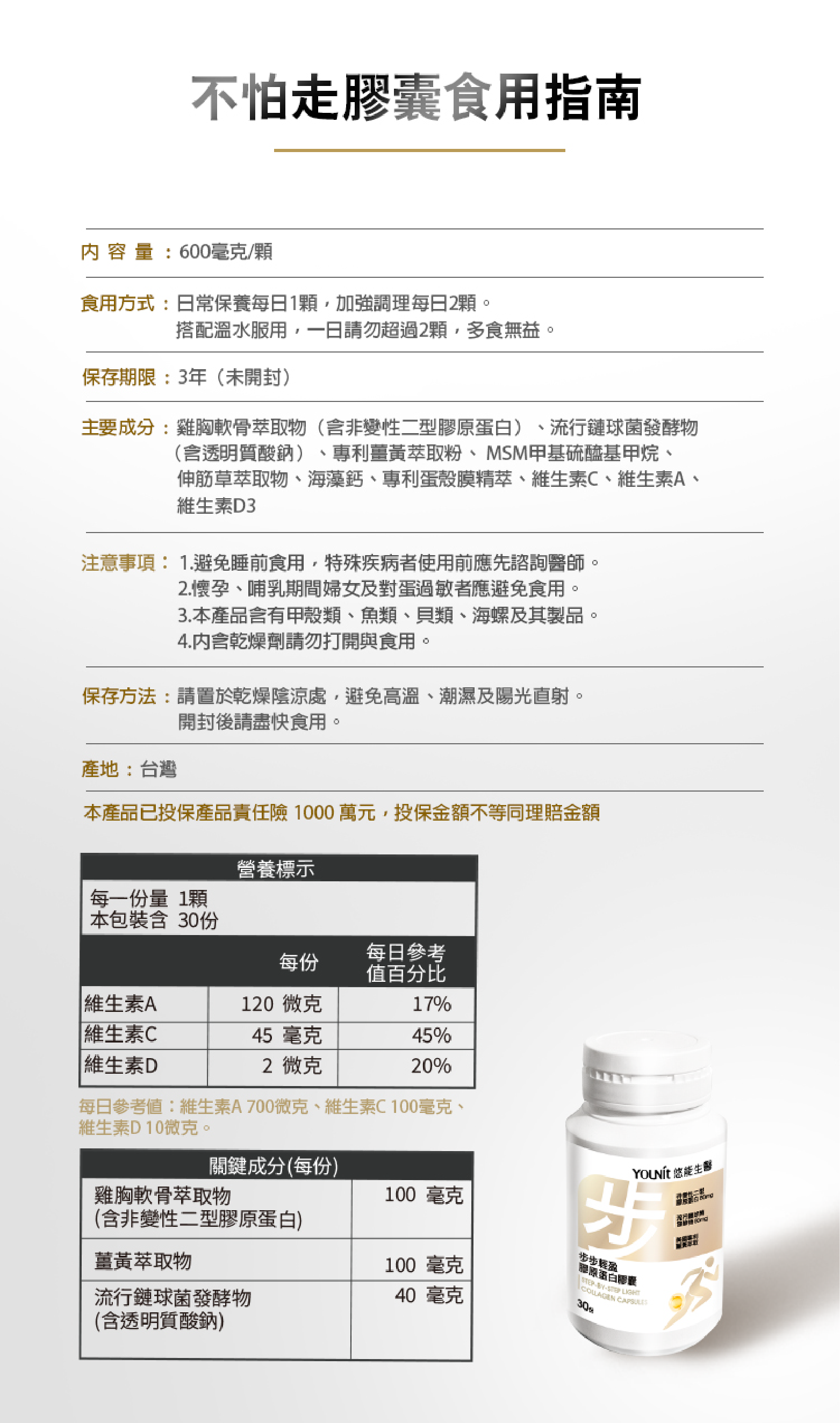 行動健康的關鍵，勝過一般膠原蛋白