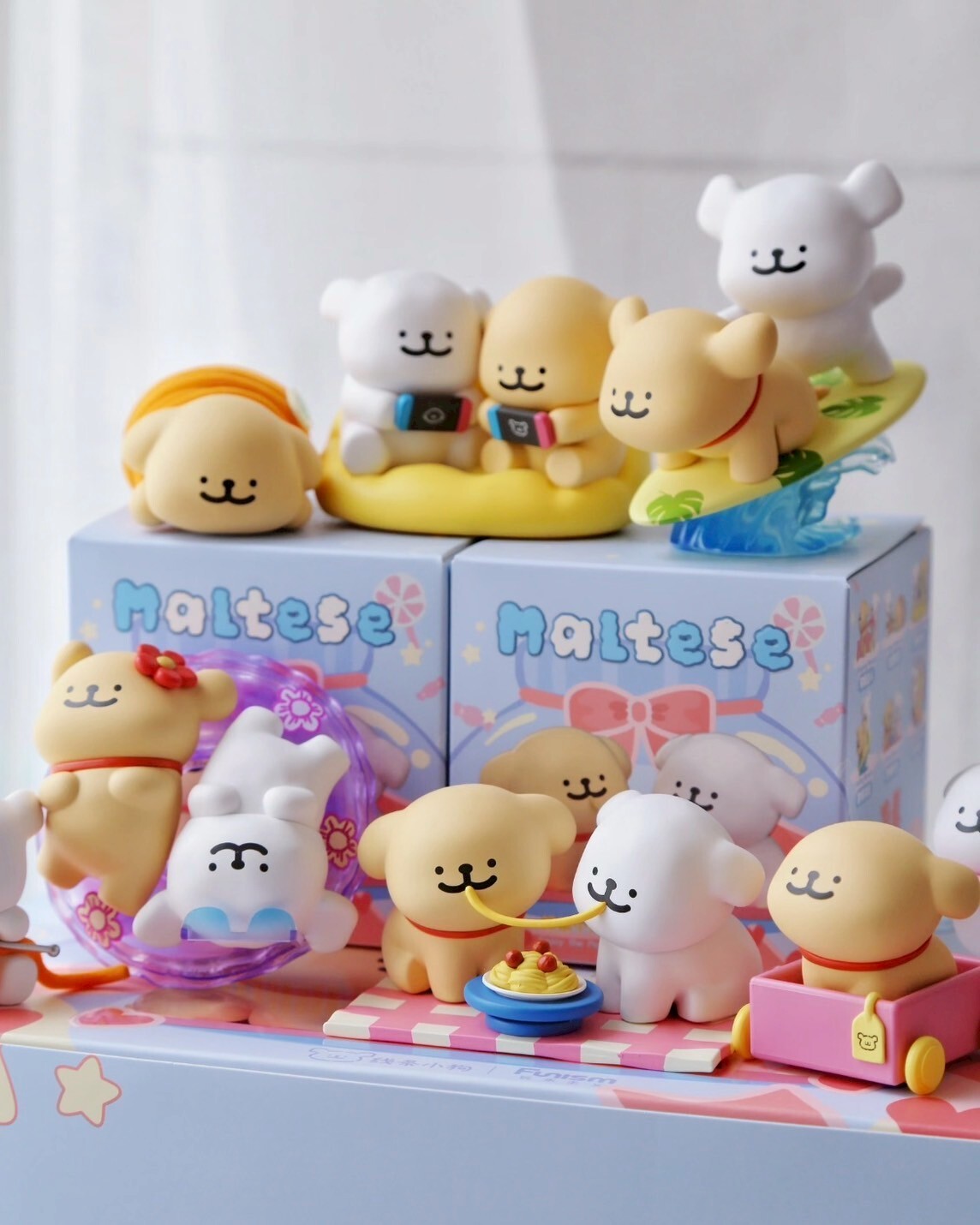 <正版授權>線條小狗 MALTESE 歡樂連連系列 盲盒