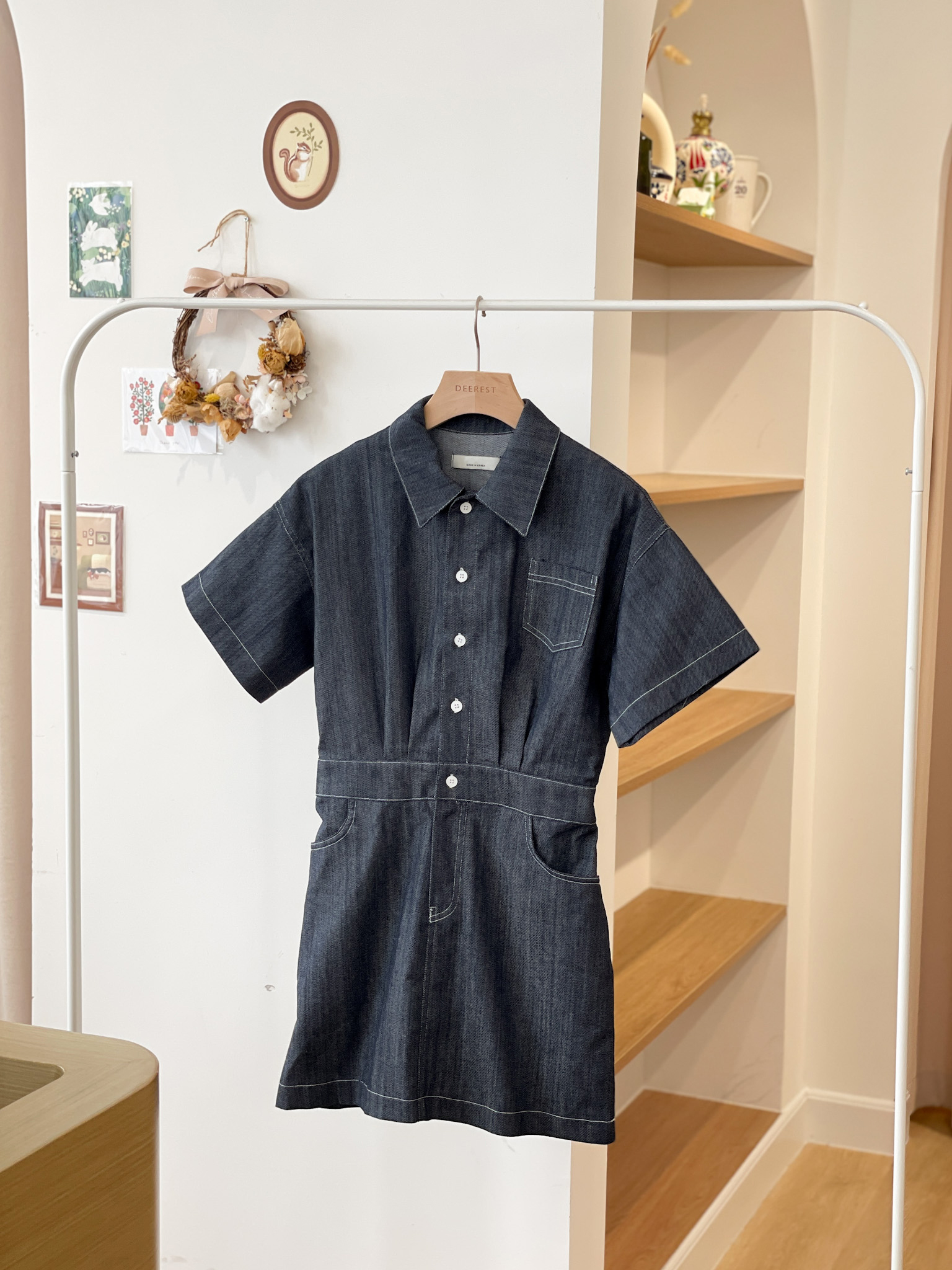OP663 Patricia Denim Dress