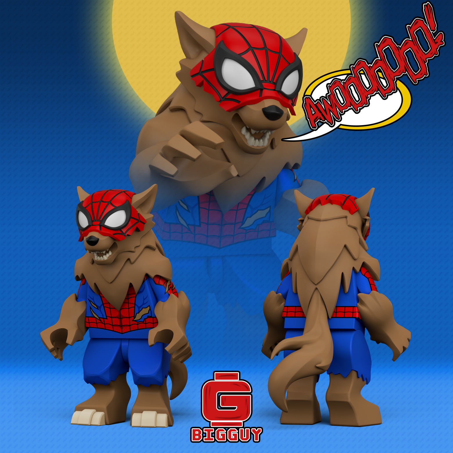 [Bigguy][Preorder] Werewolf Spider-Man [PADprinted]