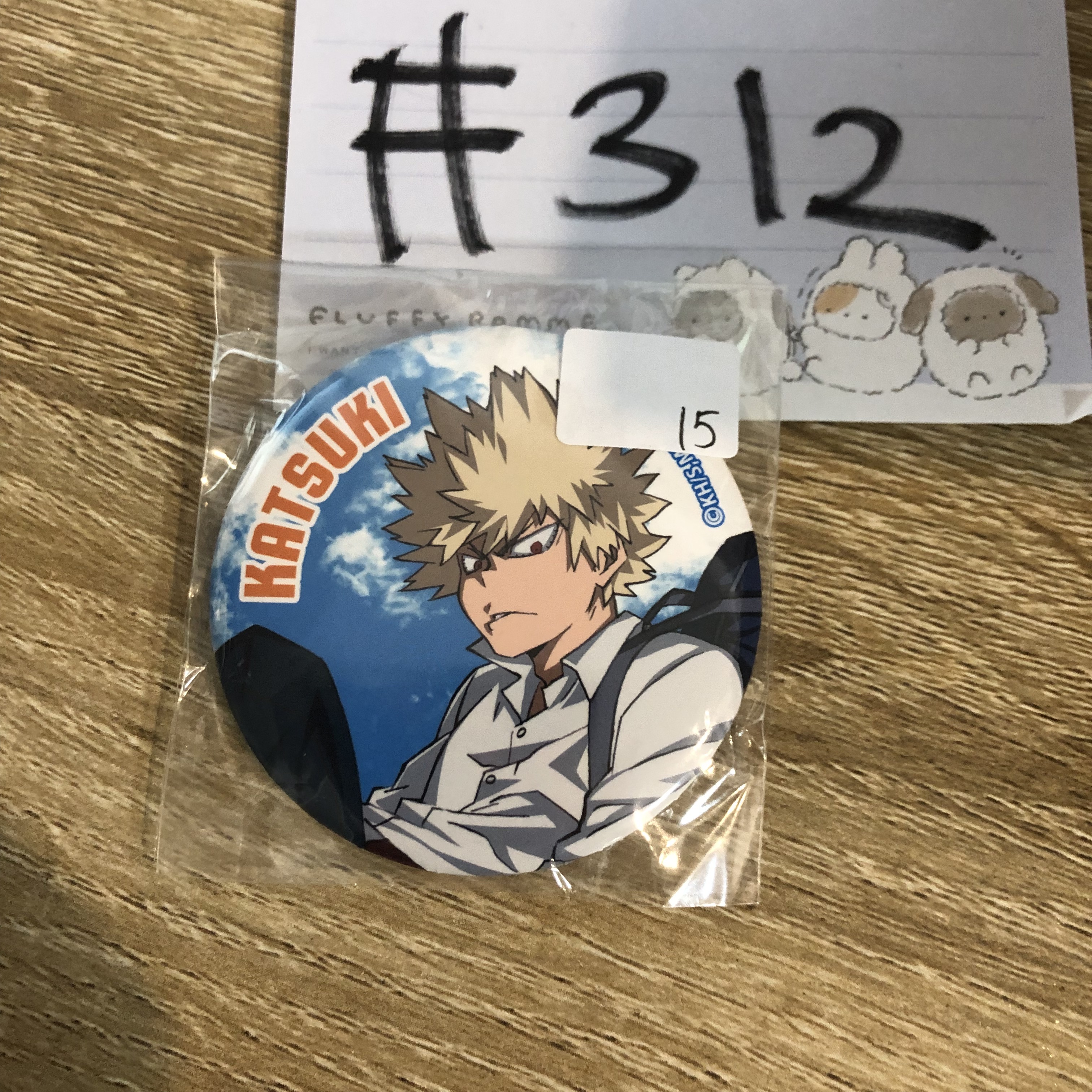 我的英雄學院 爆豪 襟章 #312