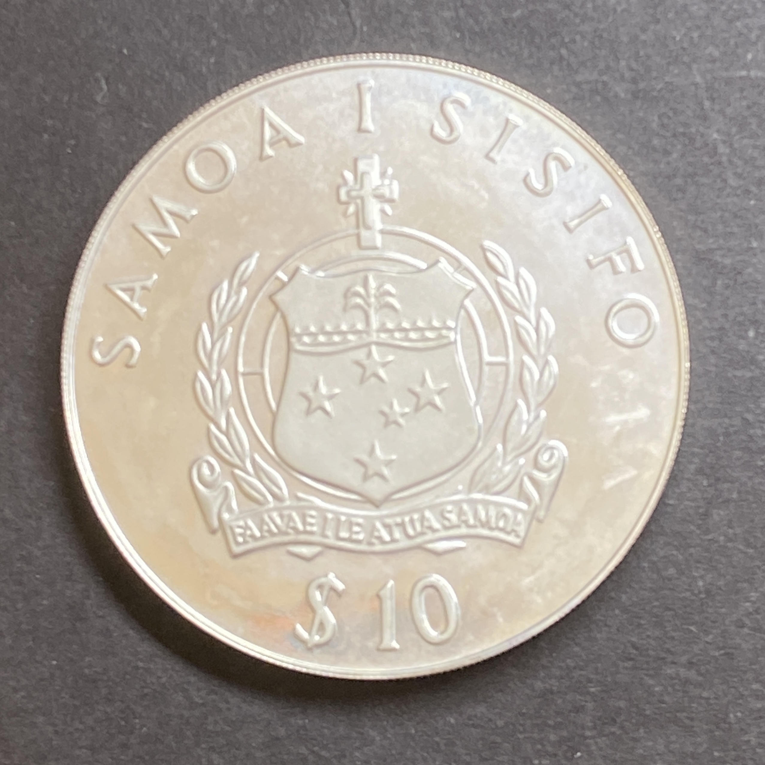 1981 Samoa, Wedding of Prince Charles and Lady Diana, 10 Tala Silver Coin (92.5%)