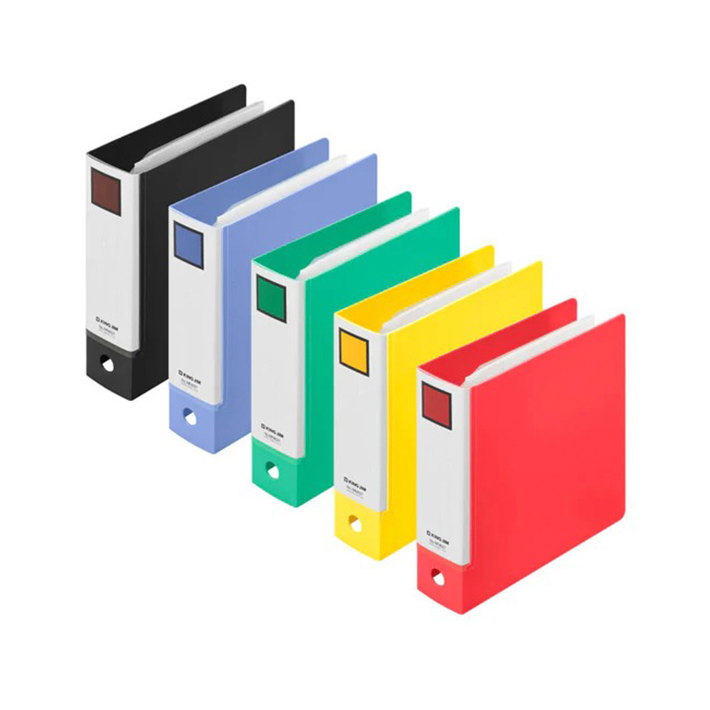 彩色 迷你資料夾 3孔活頁 Mini文具系列｜日本KING JIM