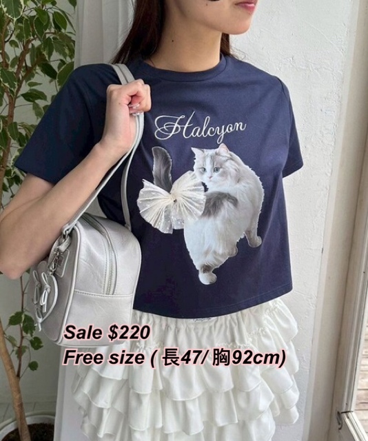 26/7 日系女裝 olive des olive sale 貓貓Tee / 多色