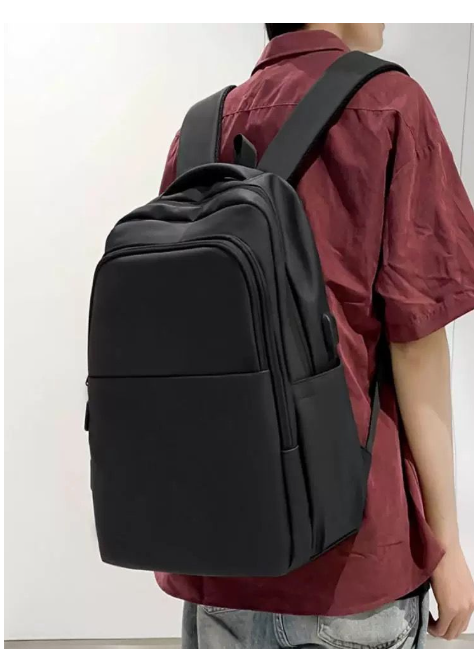 日常 极简高档双肩书包 电脑包 超级美