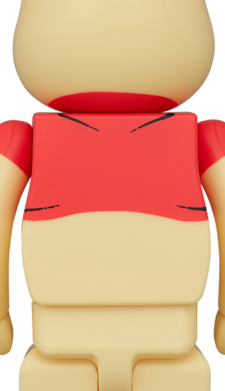 BEARBRICK WINNIE THE POOH  (ORIGINAL VER.) 100% & 400%