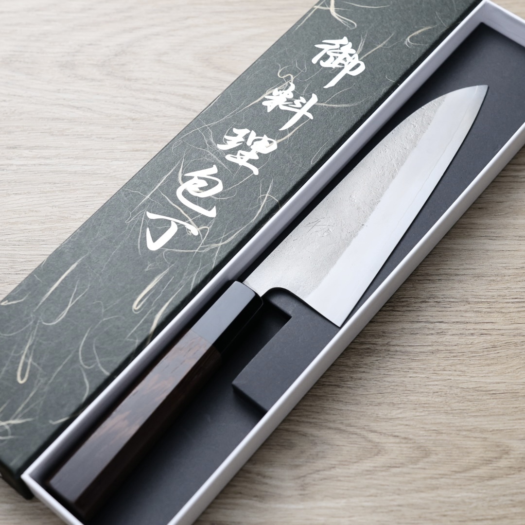 初心x吉金刃物 三德 165mm SKD高速鋼 梨地