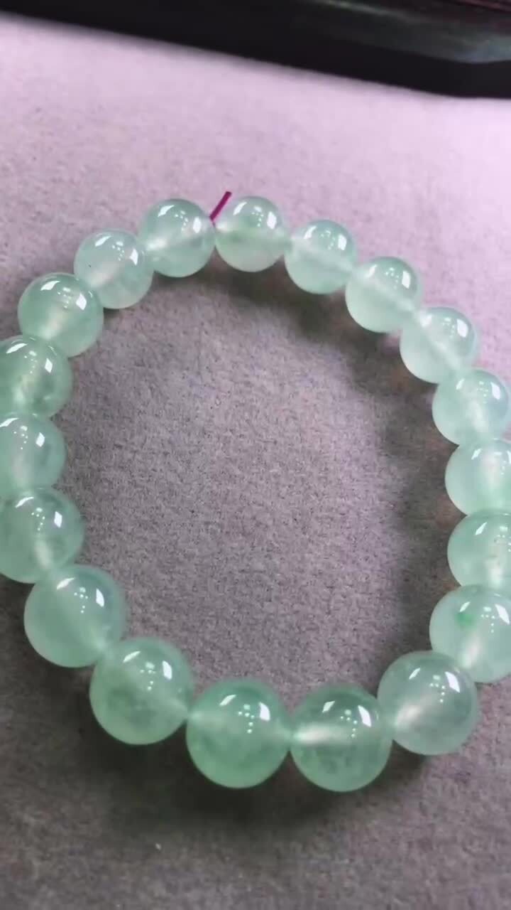 翡翠手串 (10.6mm直徑),天然翡翠A玉, 緬甸玉, Jade, Jadeite