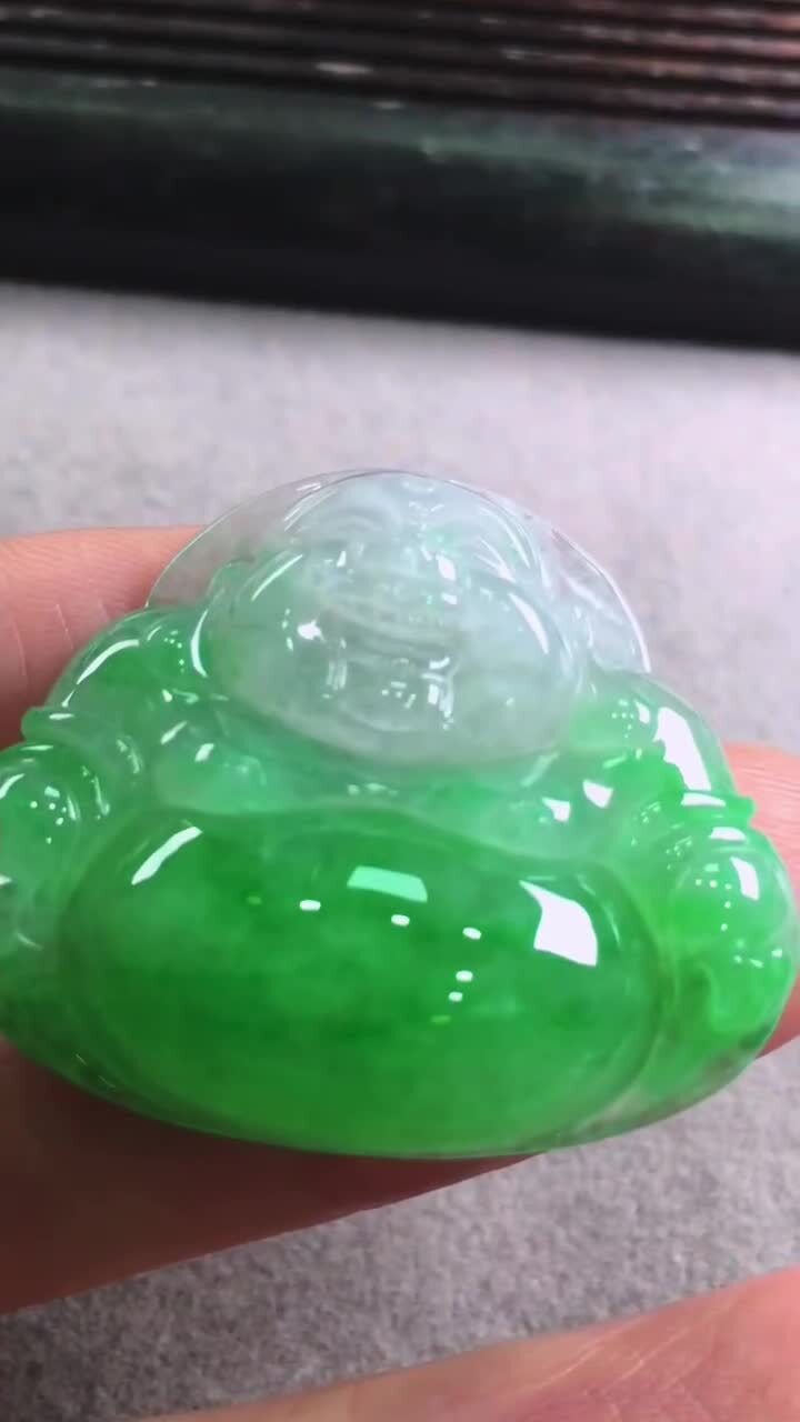 翡翠佛公,天然翡翠A玉, 緬甸玉, Jade, Jadeite
