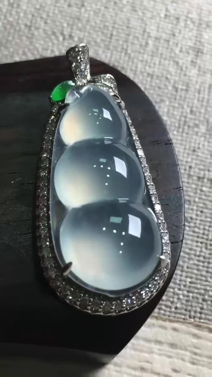 翡翠福豆,天然翡翠A玉, 緬甸玉, Jade, Jadeite