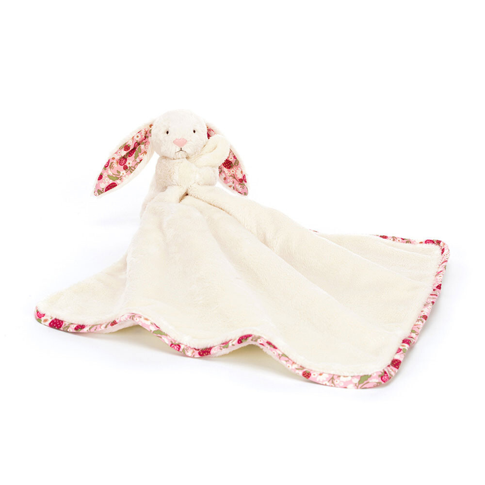 JELLYCAT Blossom Cream Bunny 'Berry' Soother
