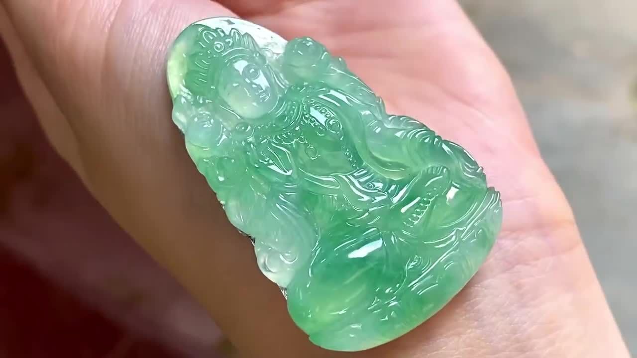 翡翠木那種綠度母,天然翡翠A玉, 緬甸玉, Jade, Jadeite