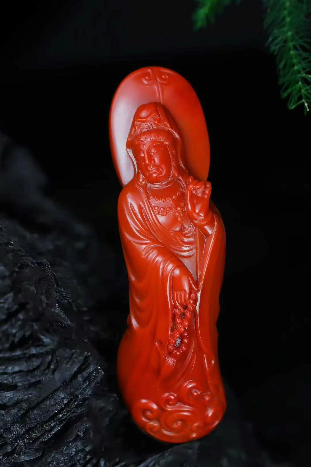 72021 南紅觀音像