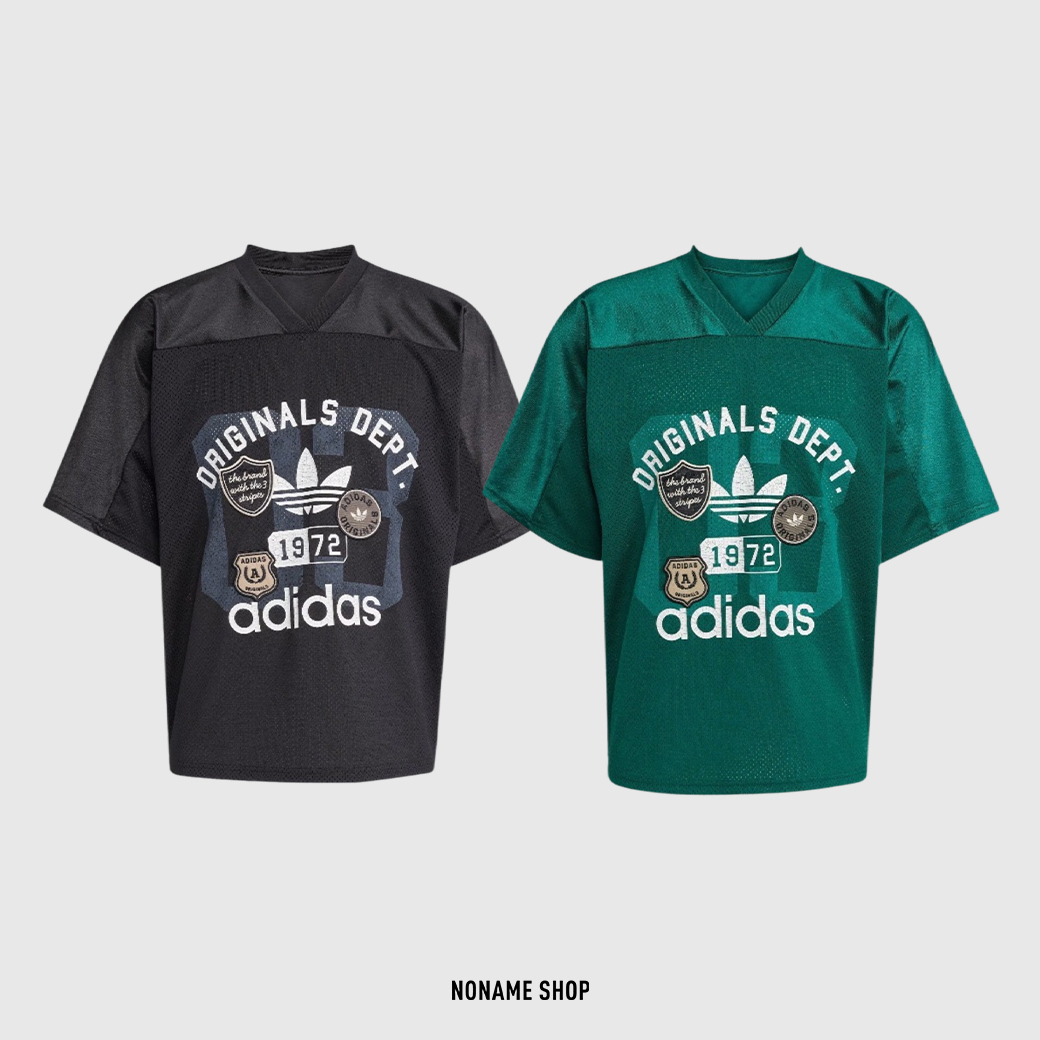 ADIDAS ORIGINALS OG Graphic EDPT 足球風 寬鬆 V領 短袖 兩色 (男款)
