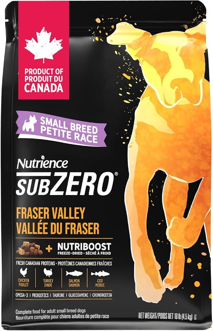 Nutrience SubZero 凍乾無穀物系列．鮮雞肉+火雞+海魚 小型犬配方1.8kg/4.5kg