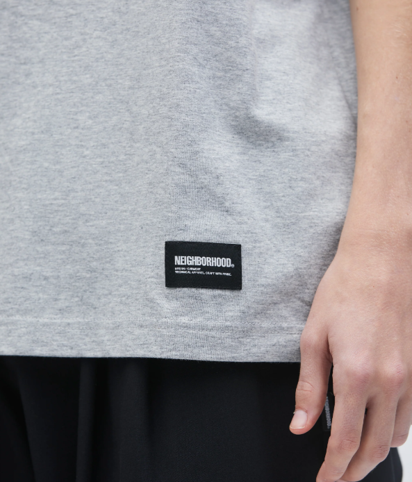 NEIGHBORHOOD SS25 SHELTECH CREWNECK SS | (Black / Gray)