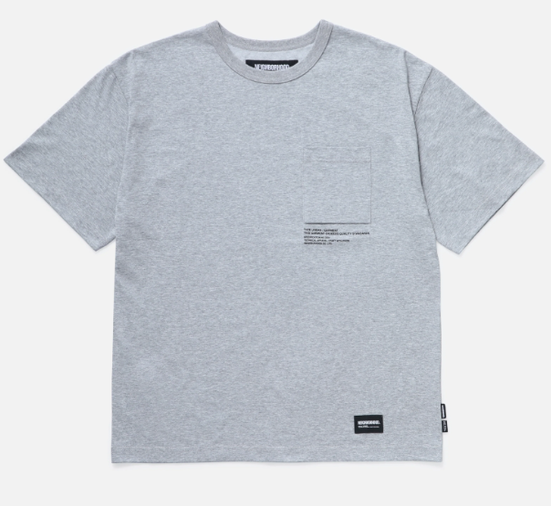 NEIGHBORHOOD SHELTECH CREWNECK-P SS | (Black / Gray)
