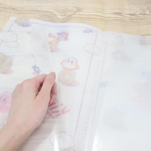 星之卡比（Kirby）主題的透明文件夾