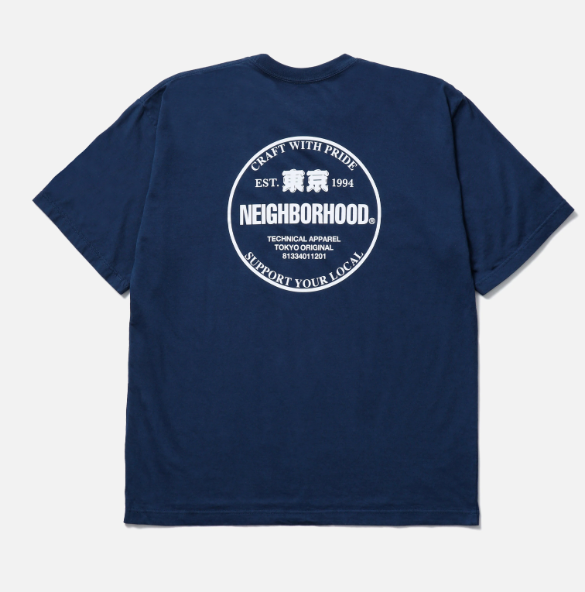 【NEIGHBORHOOD】NH . TEE LS-6 Neighborhood Men's Long Sleeve LS-6 T-Shirt in Black