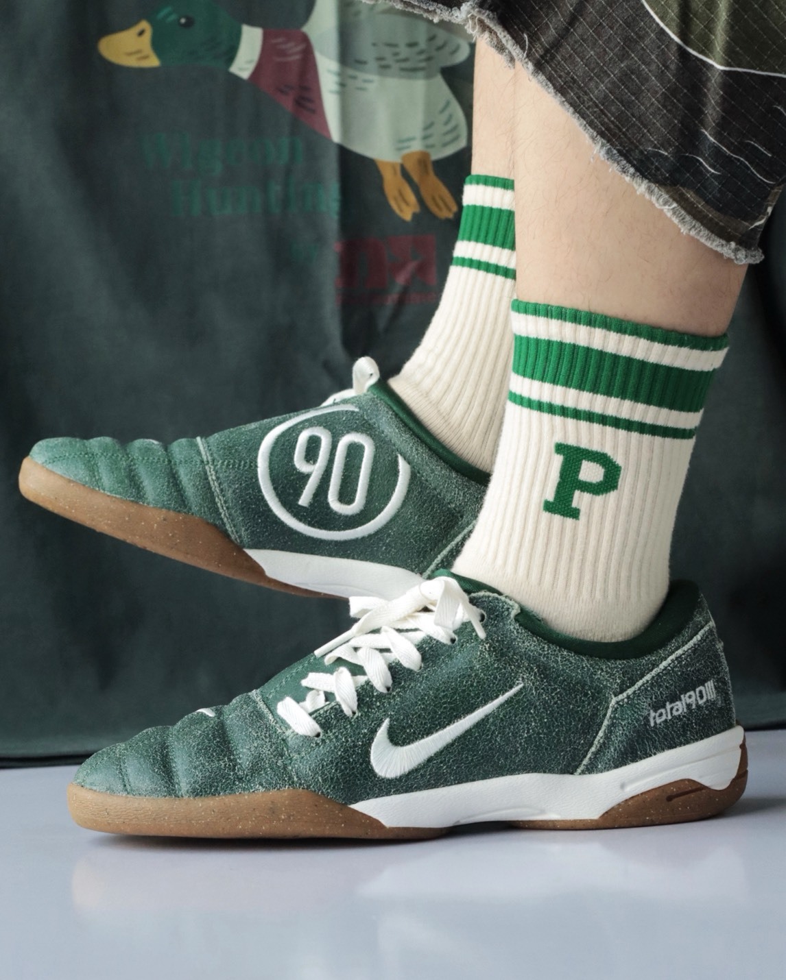 Nike Total 90 III 綠色經典復刻 足球釘鞋 男生運動鞋⚽️街頭穿搭款 July25