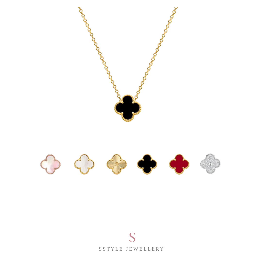 Lucky four leaf necklace