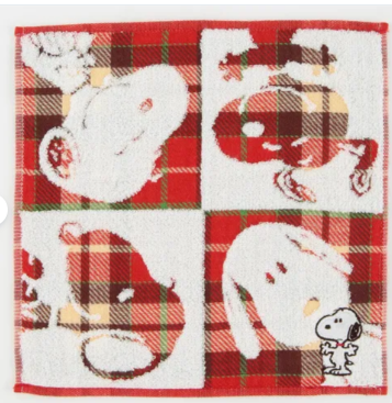 日本SNOOPY方巾25x25 (非日本製)