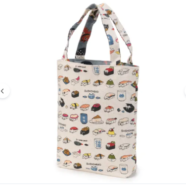 日式圖案雙面手提袋 (日本製)